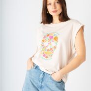 camiseta-calavera-flores