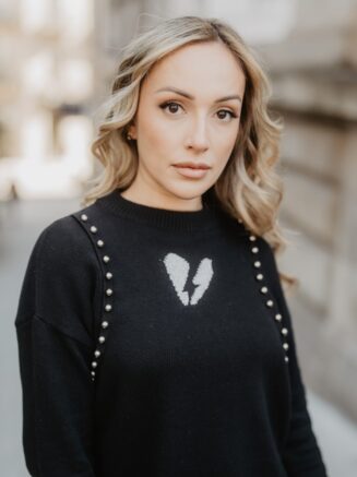 Jersey Corazón Rayo punto negro